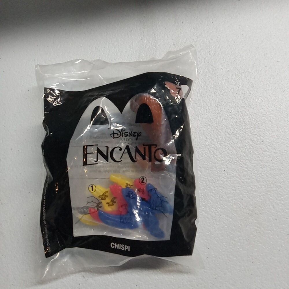 New & Sealed 2021 Disney Encanto Chispi #7 McDonald's Happy Meal Toy 3" x 2"